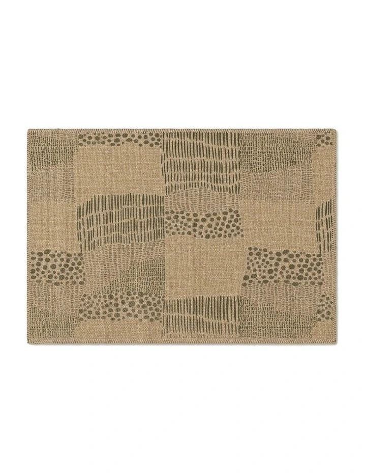 Double Rugs Quilt Washable New Jute Area Rug In Green | MYER