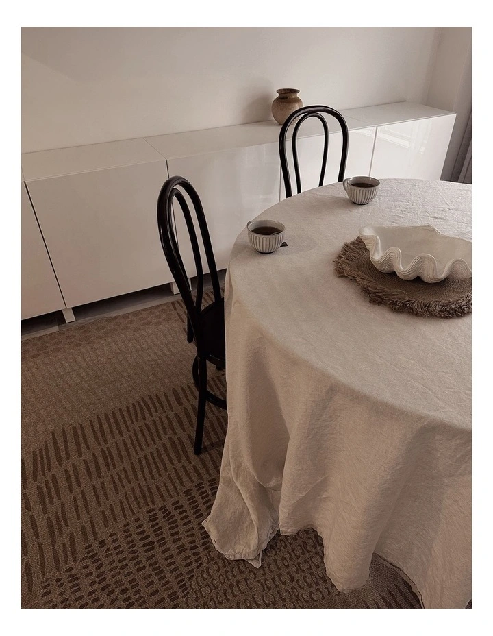Quilt Washable New Jute Area Rug in Neutral image 3
