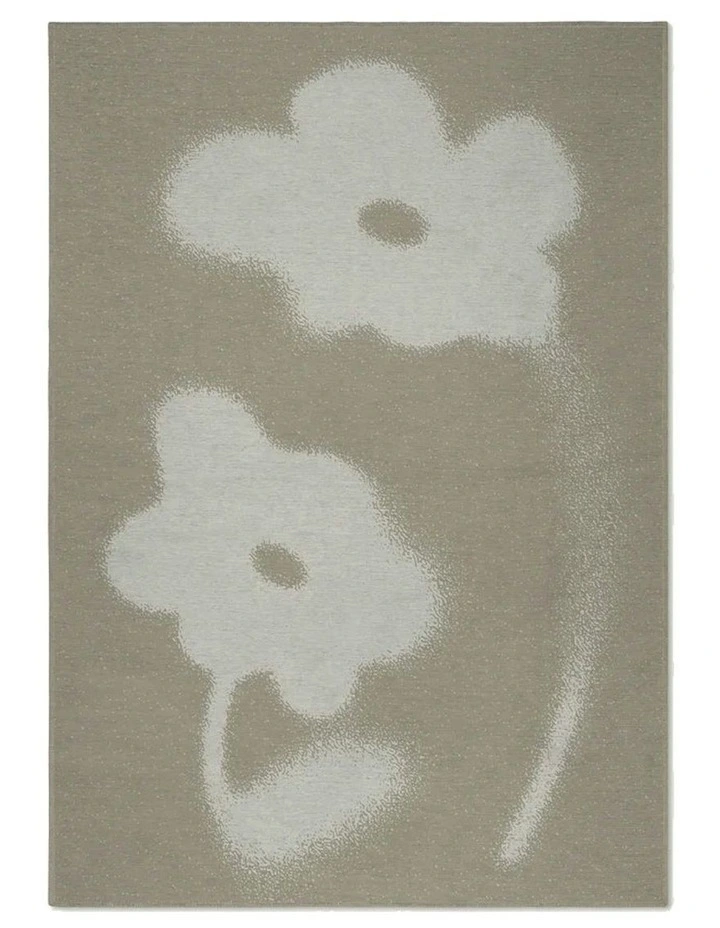 Film Washable Chenille Area Rug in Bone image 1