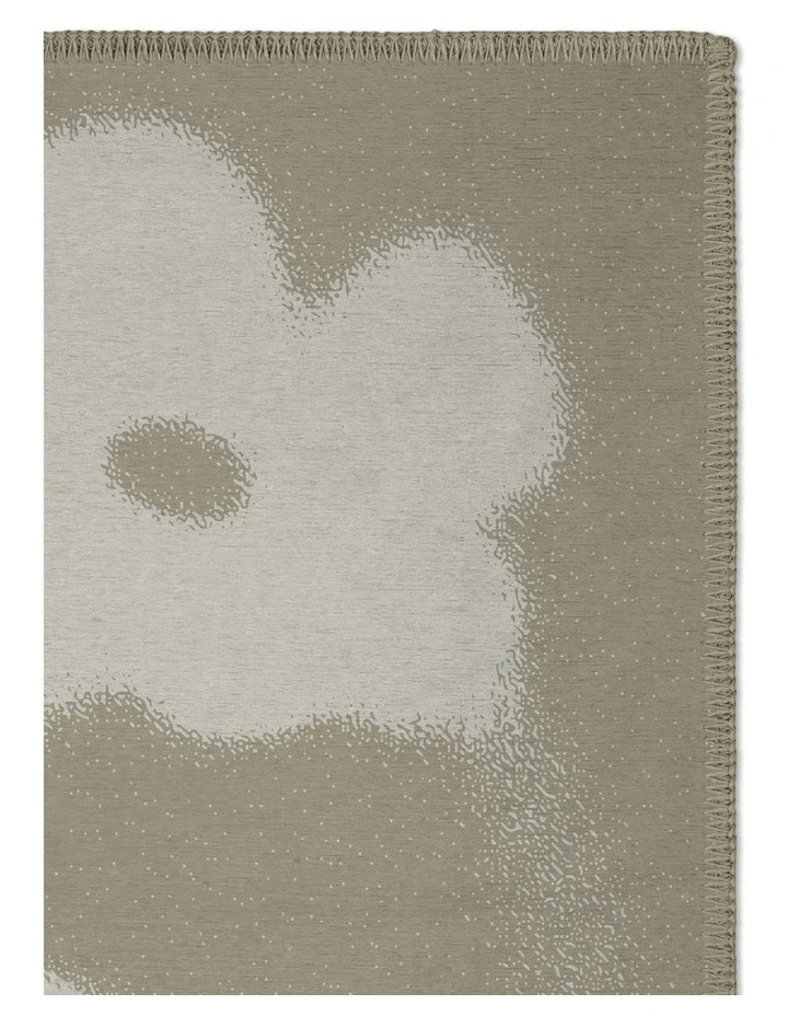 Film Washable Chenille Area Rug in Bone image 2