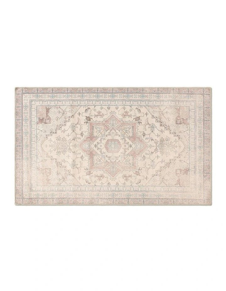 Together Nude Washable Chenille Area Rug image 2