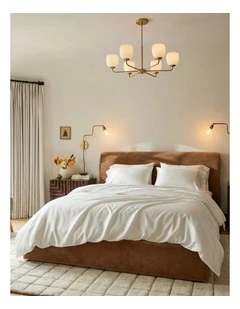 Signature Sateen Duvet Cover in White