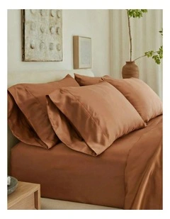 Signature Sateen Sheet Set in Copper