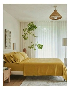 Signature Sateen Sheet Set in Gold