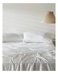 Signature Sateen Sheet Set in White