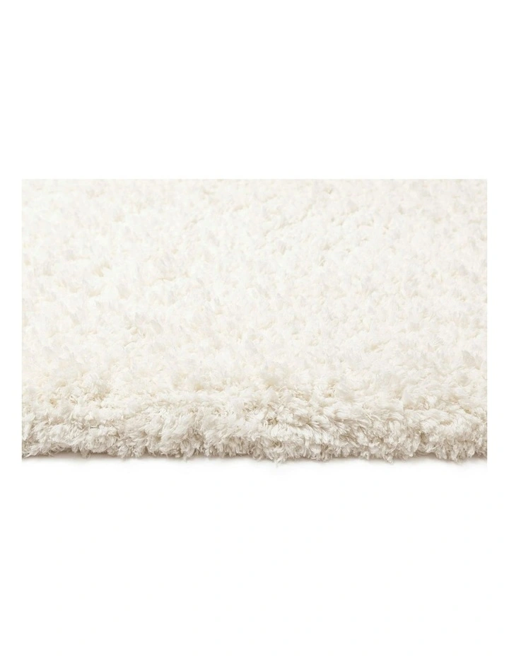 Athena Handmade Shag Rug in Ivory image 7