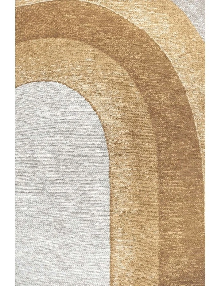 Blake Round Rug in Orange Rainbow image 6