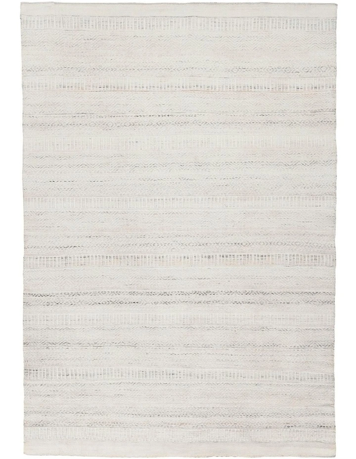 Loretta Indoor Outdoor Pet Rug in Cream and Grey image 1