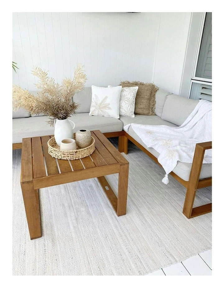 Loretta Indoor Outdoor Pet Rug in Cream and Grey image 4