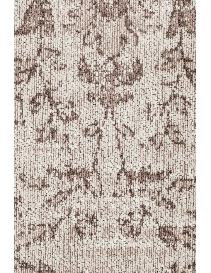 Moselle Floral Distressed Runner Rug in Beige/Brown image 5