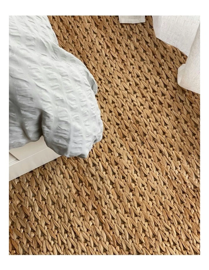 Nora Braided Jute Rug in Tan image 2