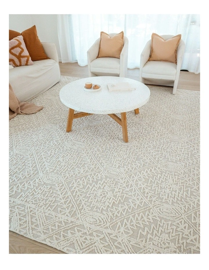 Takalo Textured Tribal Rug in Multicolor image 4
