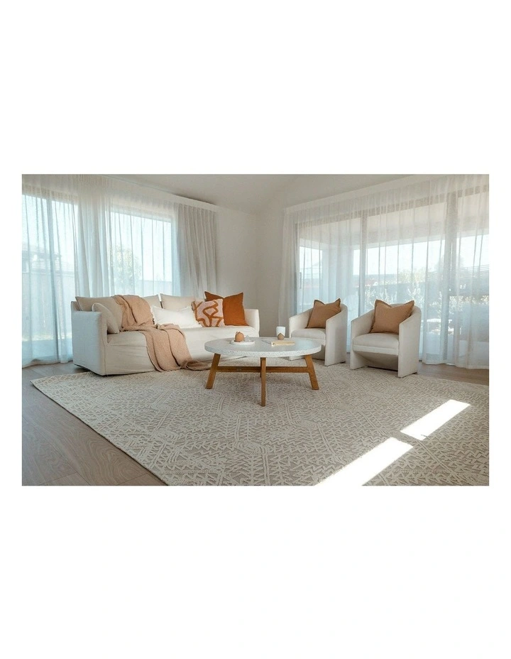 Takalo Textured Tribal Rug in Multicolor image 5