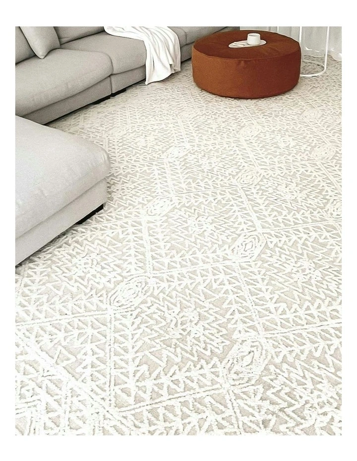 Takalo Textured Tribal Rug in Multicolor image 6