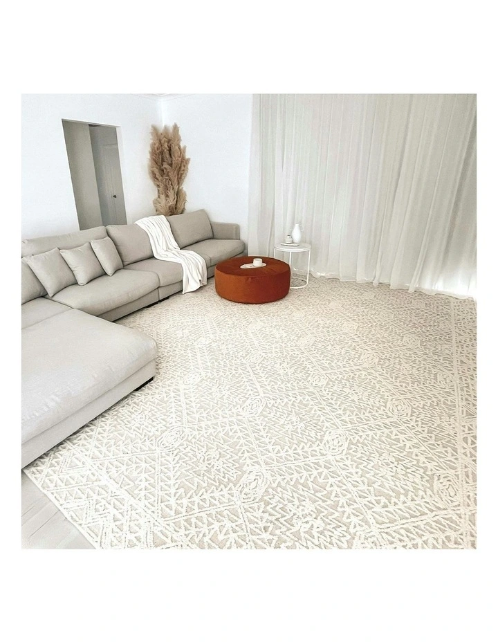 Takalo Textured Tribal Rug in Multicolor image 7