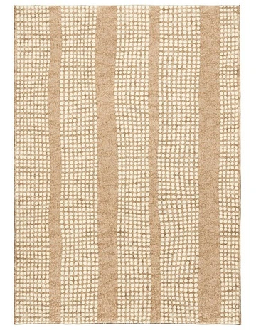 Joni Dot Pattern Pattern Washable Rug in Brown