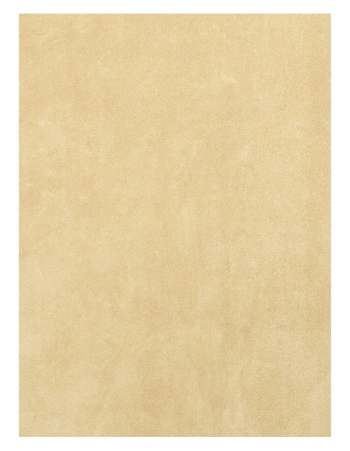 Mirta Beige Brown Scallop Washable Rug in Beige image 6