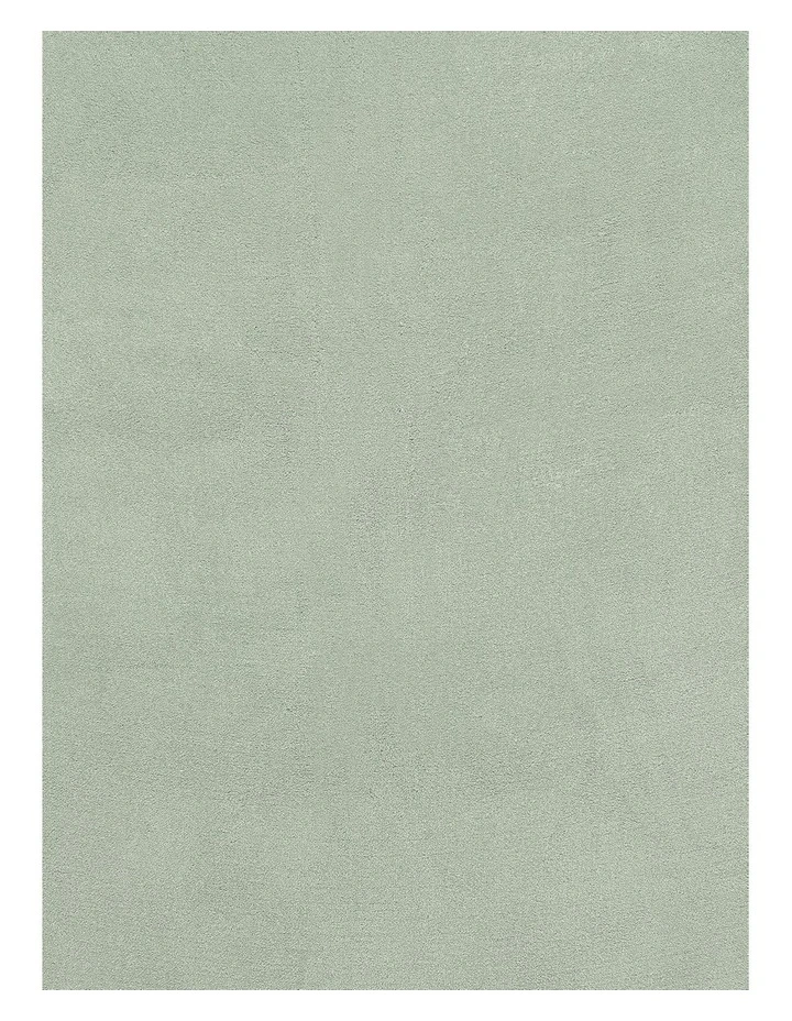 Idrissa Pale Green Scallop Washable Rug in Green image 6