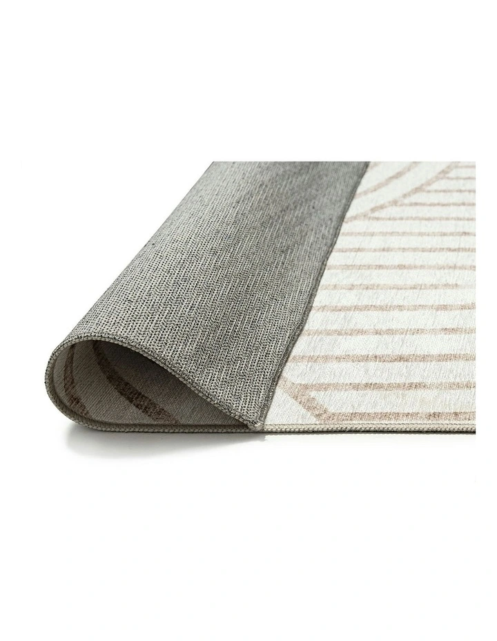 Adlin Indoor Outdoor Washable Rug in Beige /Cream image 4