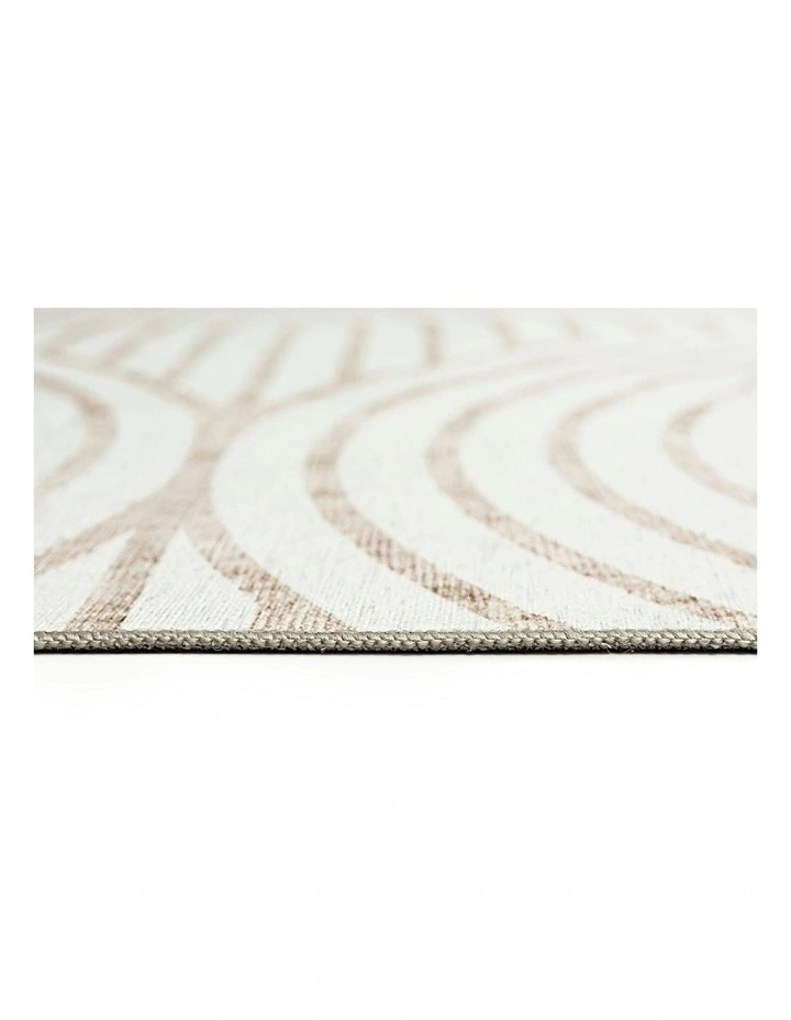 Adlin Indoor Outdoor Washable Rug in Beige /Cream image 5