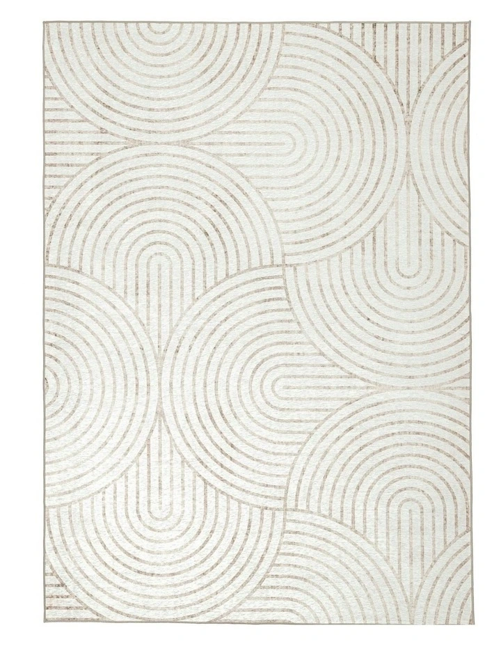 Adlin Indoor Outdoor Washable Rug in Beige /Cream image 7