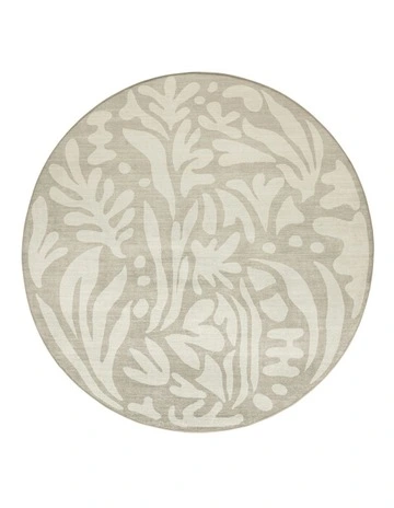 Gerda Leaves Rollie Pollie Round Playmat in Green