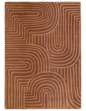 Leta Abstract Rollie Pollie Playmat in Brown