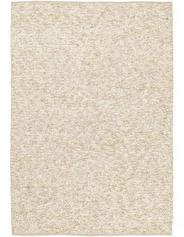 Colette Marbled Wool Rug in Cream/Beige