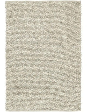 Rila Marbled Wool Rug in Cream/Beige