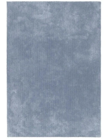 Kimi Soft Shag Rug in Blue