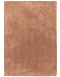Nellie Shag Rug in Dark Brown