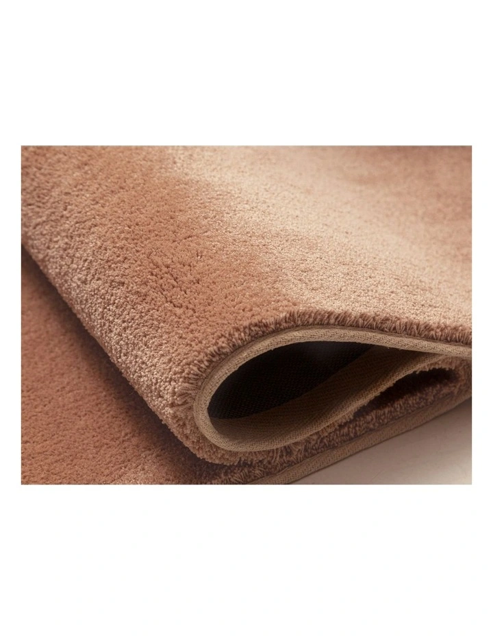 Nellie Shag Rug in Dark Brown image 4