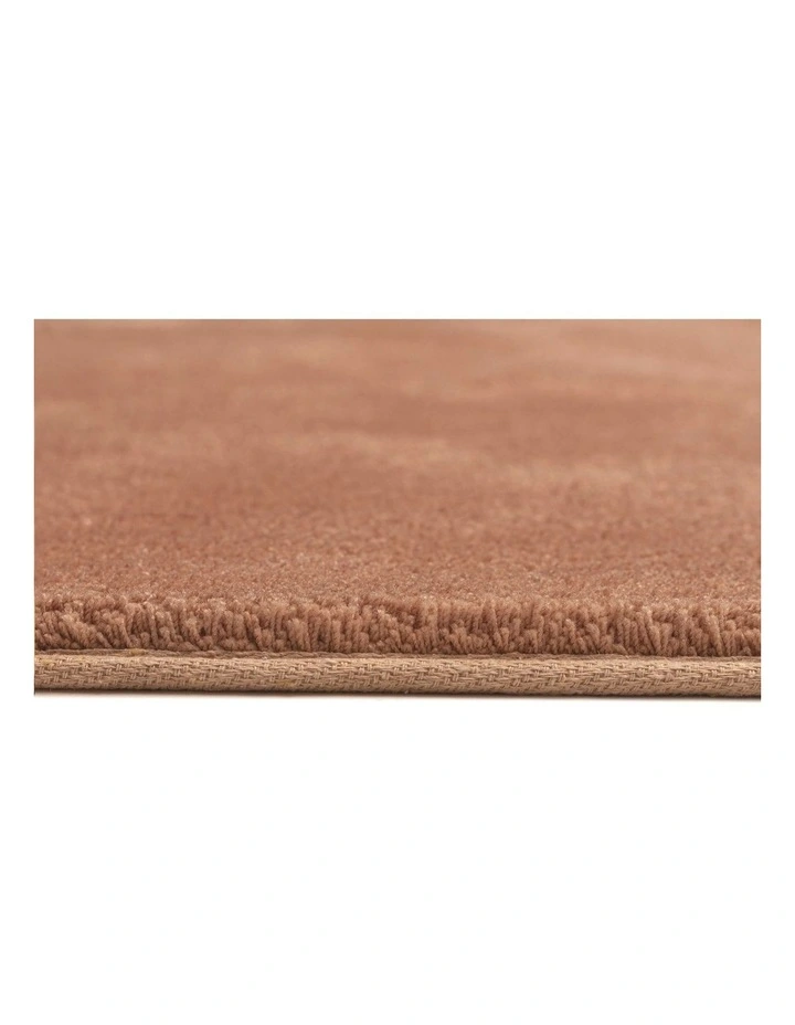 Nellie Shag Rug in Dark Brown image 7