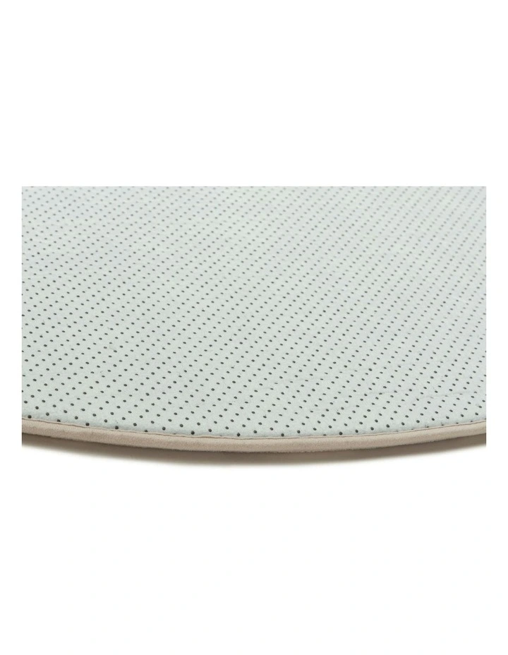 Idra Neutral Abstract Rollie Pollie Round Playmat in Beige image 3