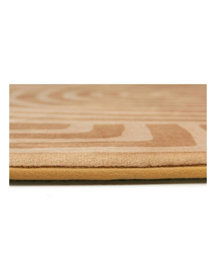 Koru Abstract Rollie Pollie Round Playmat in Brown image 5