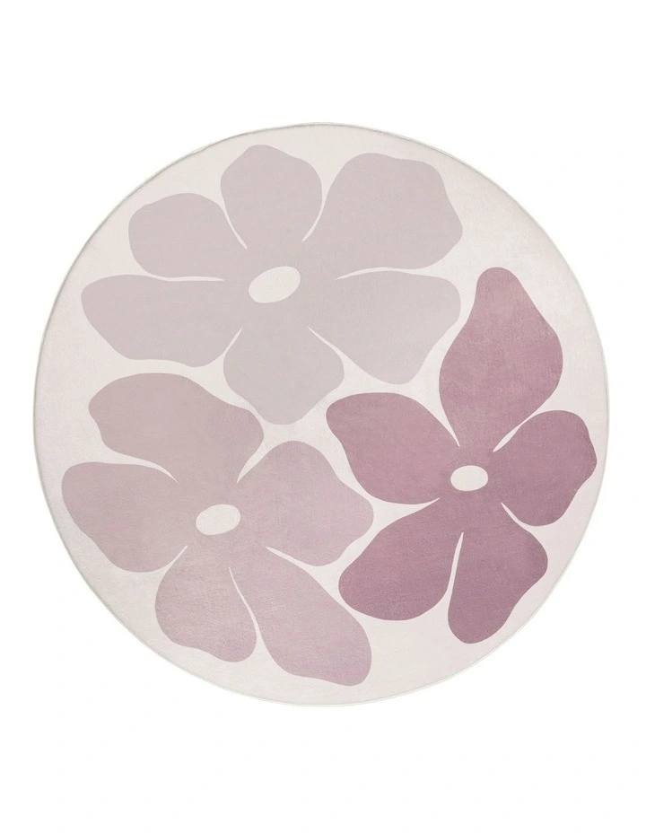 Aica Flowers Rollie Pollie Round Playmat in Purple image 1