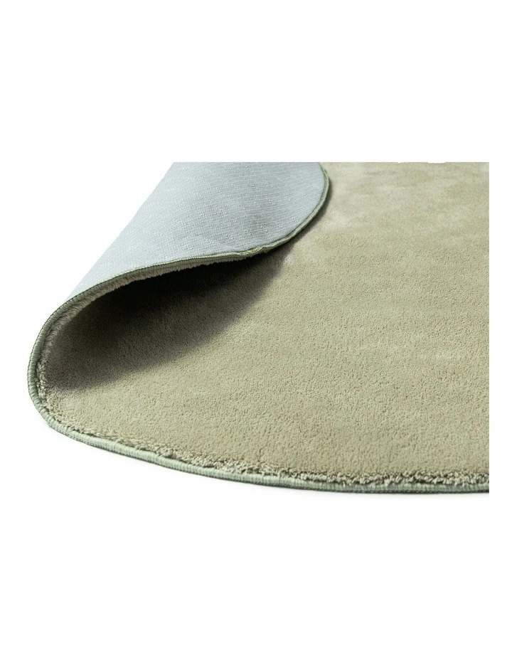 Masha Irregular Shape Washable Rug in Green image 3