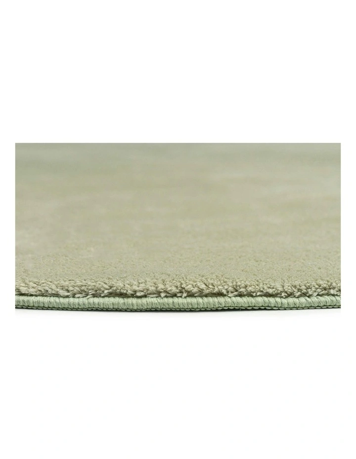Masha Irregular Shape Washable Rug in Green image 5