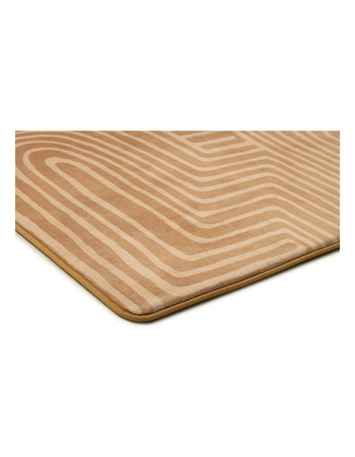 Koru Abstract Rollie Pollie Playmat in Brown image 2