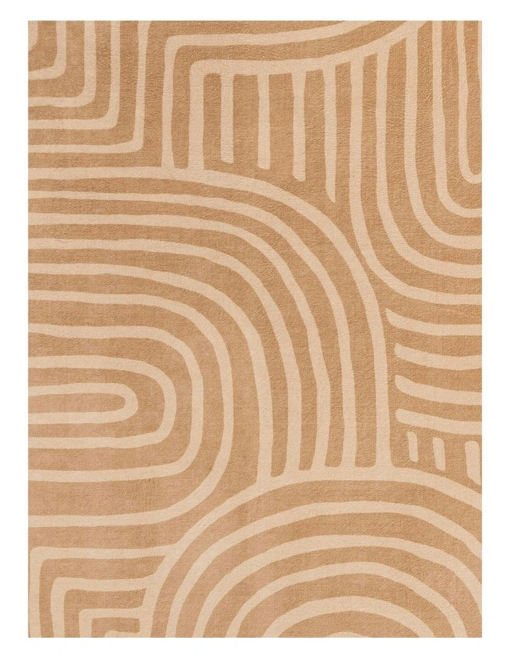 Koru Abstract Rollie Pollie Playmat in Brown image 5