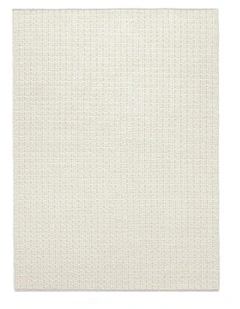 Paige Looped Wool Blend Rug in Ivory