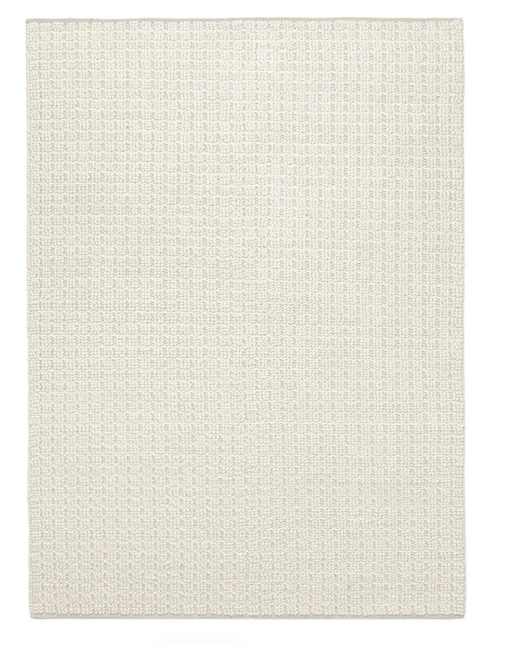 Paige Looped Wool Blend Rug in Ivory image 1
