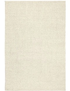 Noemie Chunky Wool Rug in Cream/Beige
