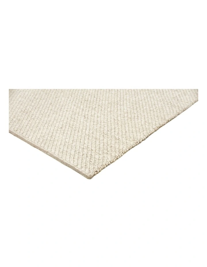 Noemie Chunky Wool Rug in Cream/Beige image 2