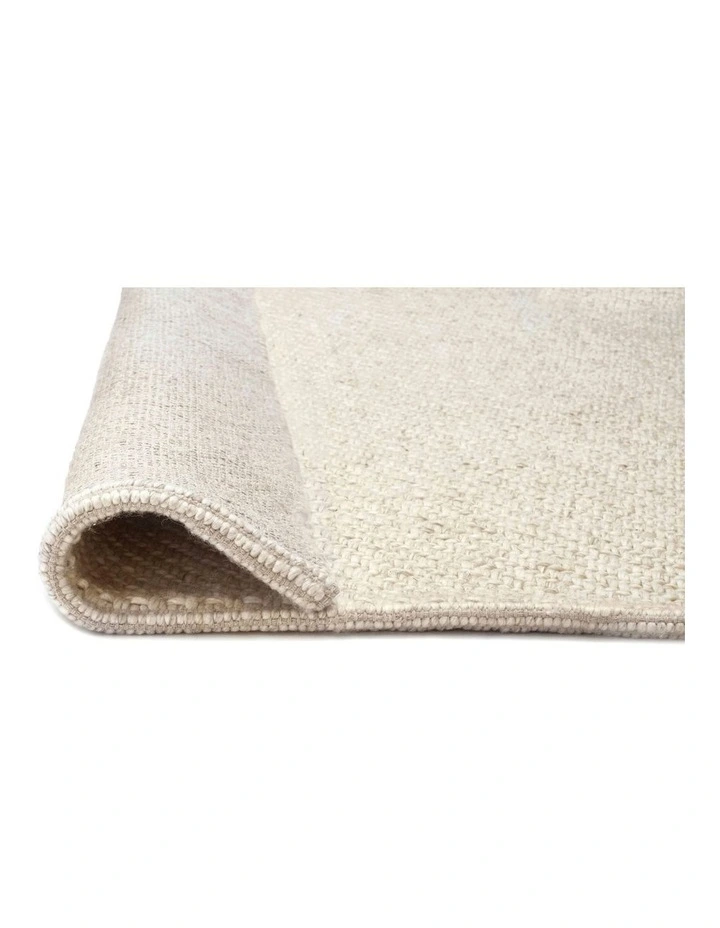 Noemie Chunky Wool Rug in Cream/Beige image 4