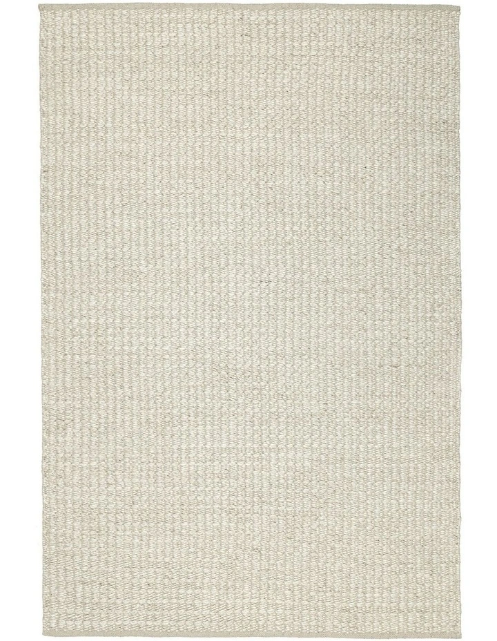 Tocarra Chunky Wool Rug in Cream image 1