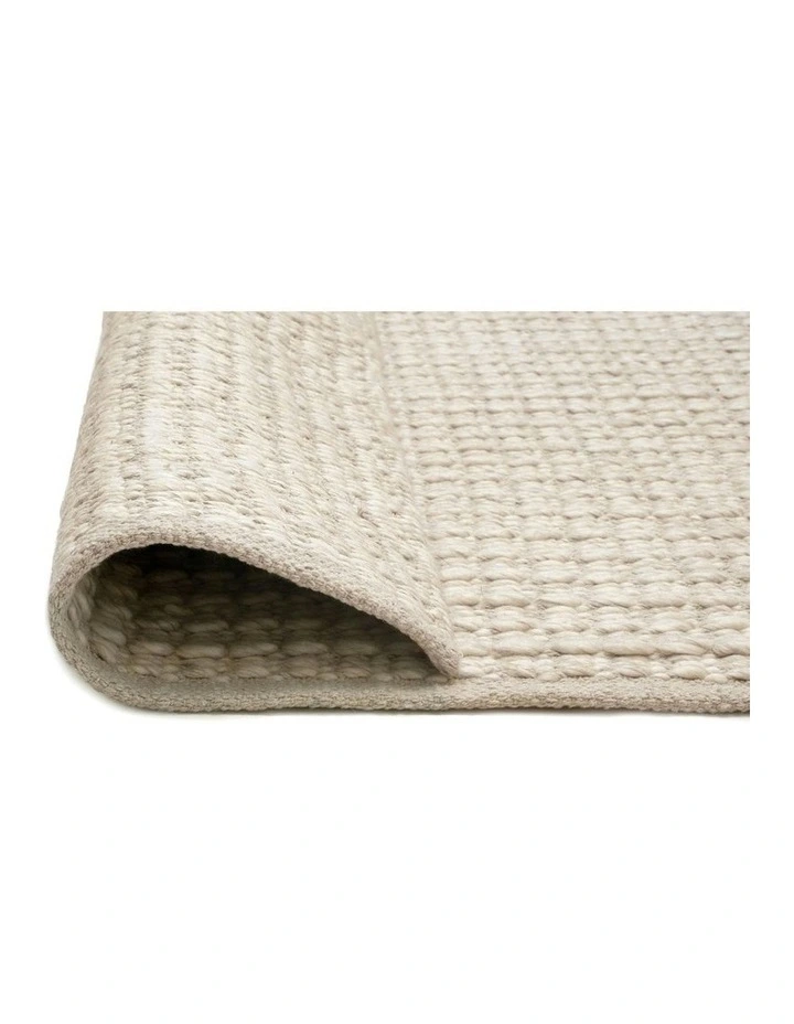 Tocarra Chunky Wool Rug in Cream image 4