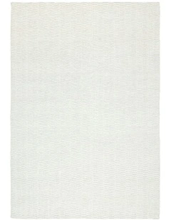 Blanca Textured Wool Rug in Ivory