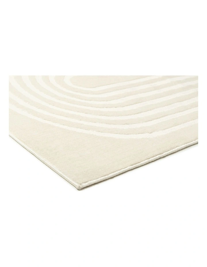 Kaveri Modern Washable Rug in Neutral image 2