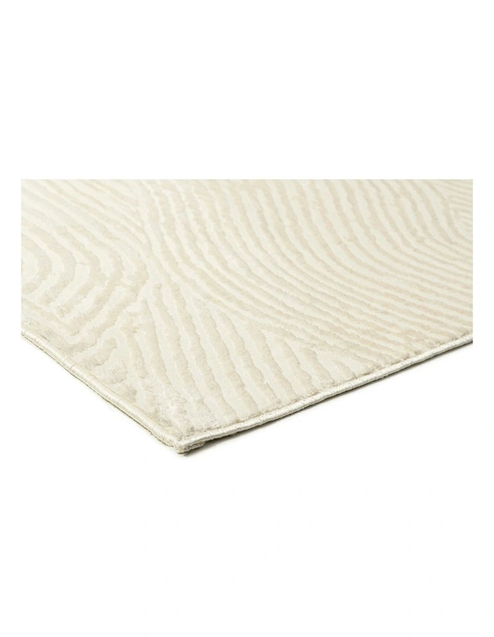 Idina Abstract Washable Rug in Neutral image 2
